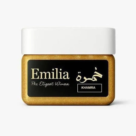 Emilia Khamra Shimmer Cream – مخمرية لامعة للجسم والمناطق الحساسة
