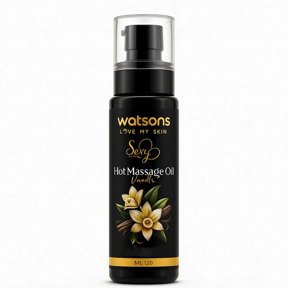 مجموعة Watsons Love My Skin Hot Massage Oil – زيوت مساج للجسم (120 مل)