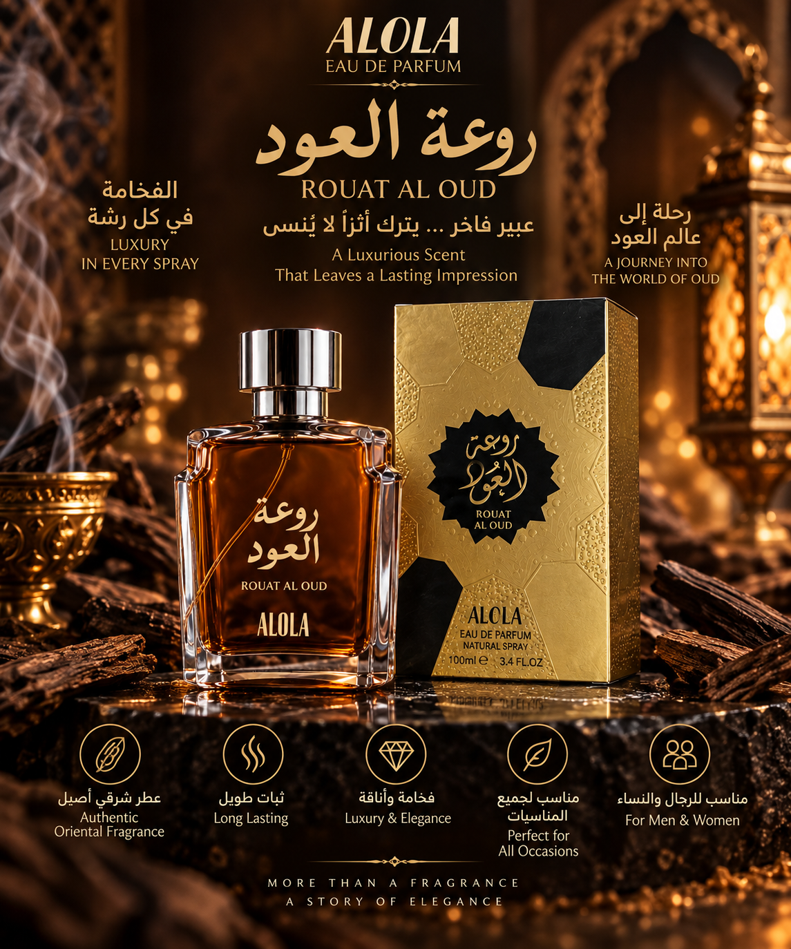 روعة العود – Rouat Al Oud – 100ml