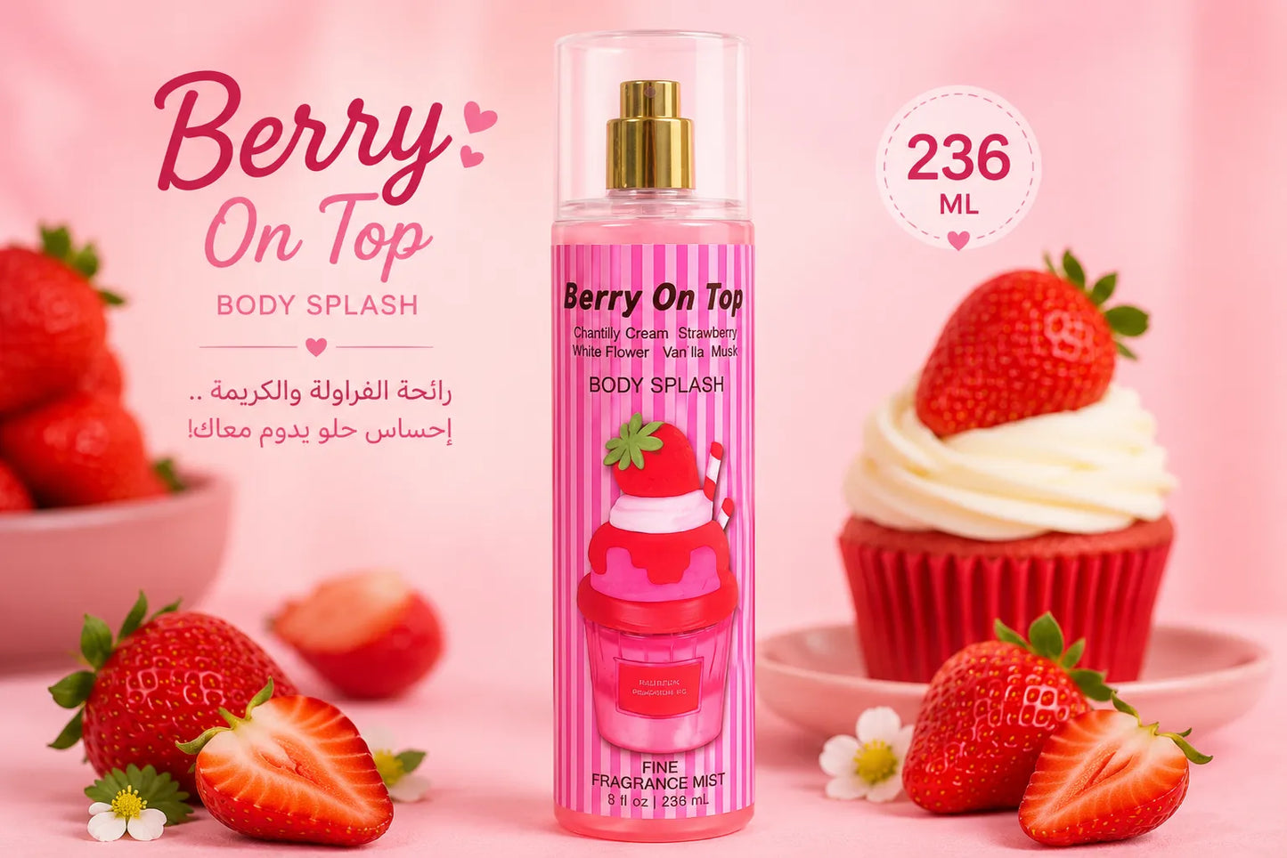Berry On Top Body Splash – بودي سبلاش 236 مل