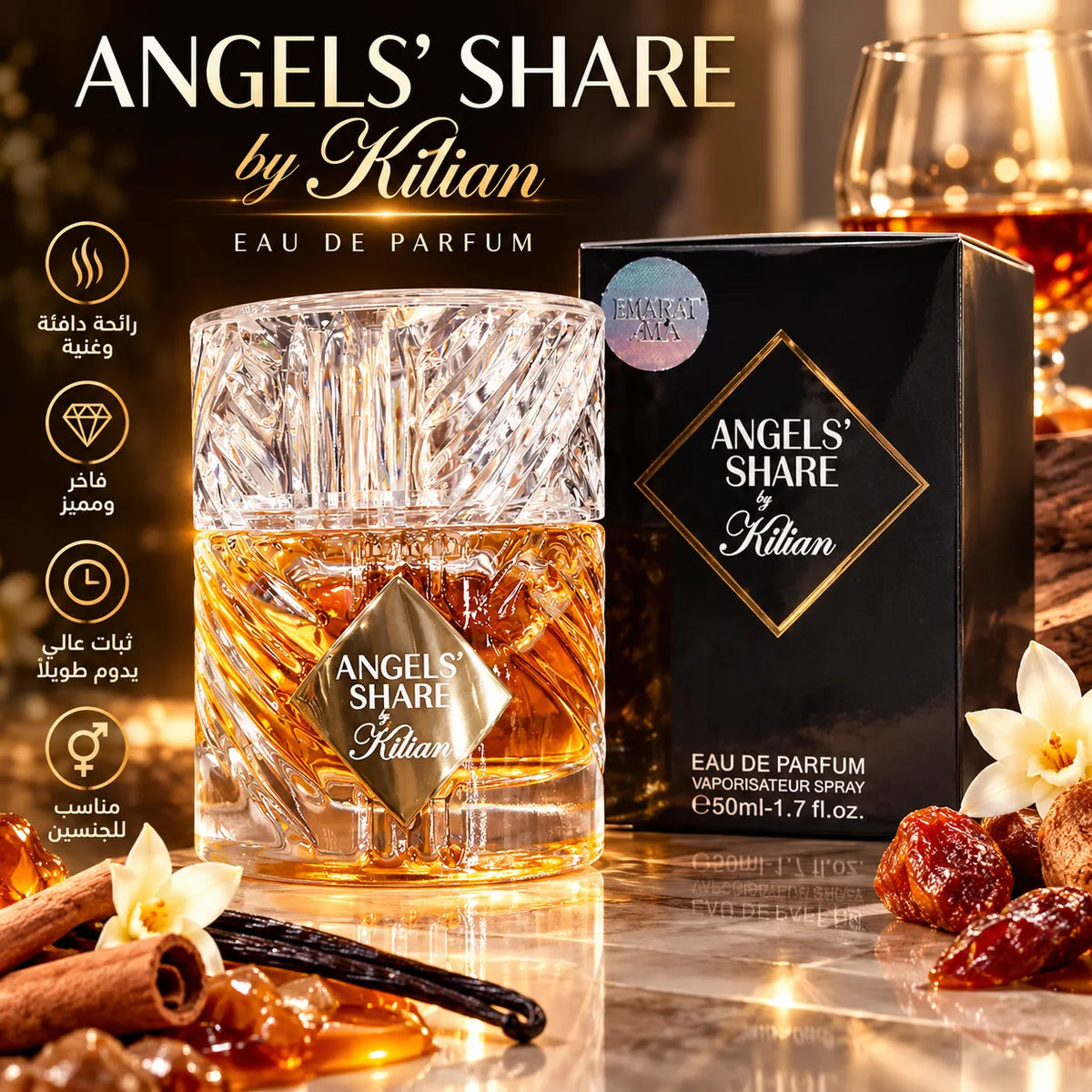 Kilian Angels’ Share Eau de Parfum 50ml