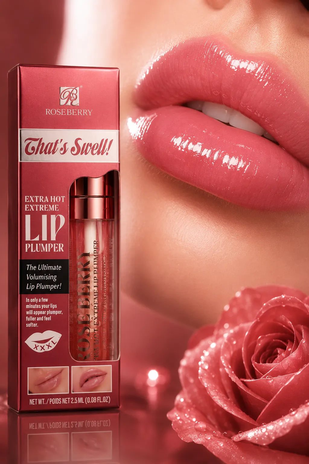 RoseBerry That's Swell! Extra Hot Extreme Lip Plumper