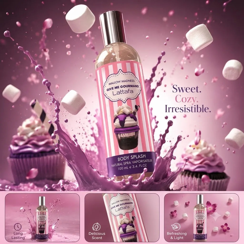 Lattafa Pride Give Me Gourmand Mallow Madness Body Splash - 100ml