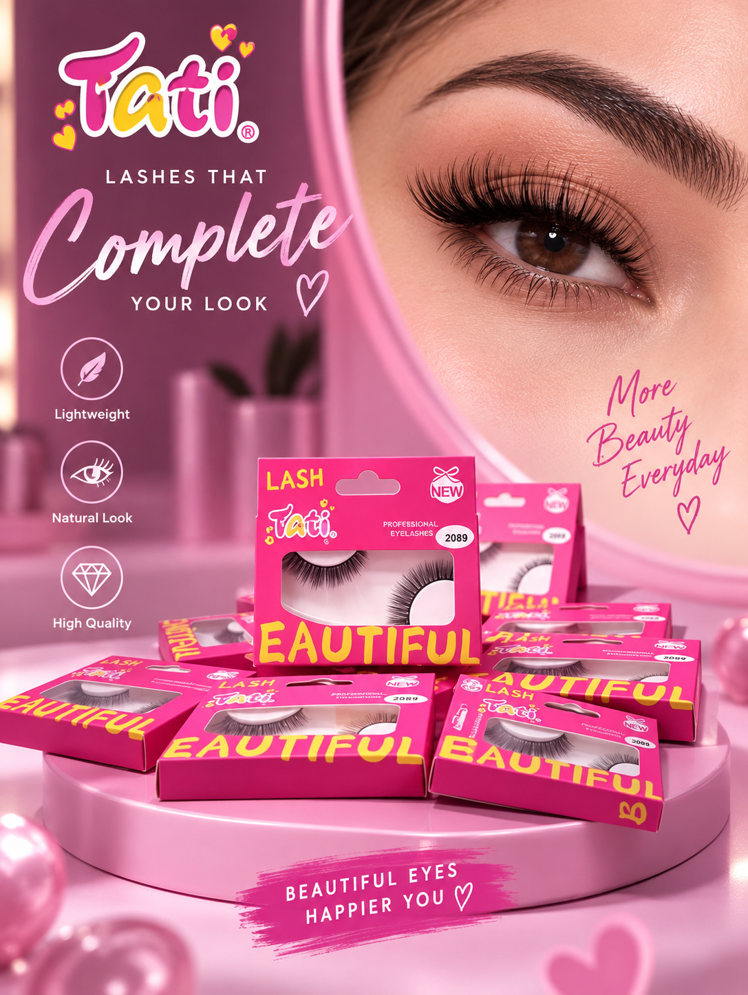 Tati Professional False Eyelashes
