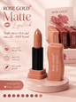 Matte Lipstick - Rose Gold - Bariq Al Jamal